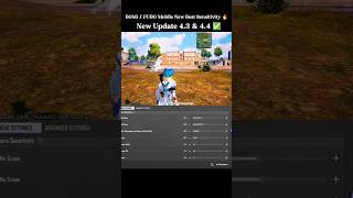 BGMI 4.3 🔥 NEW BEST SENSITIVITY CODE 😱 ZERO RECOIL SETTINGS #bgmi #pubgmobile #sensitivity