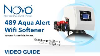 Novo 489UF Wifi Softener Injector Assembly Access Step By Step Guide