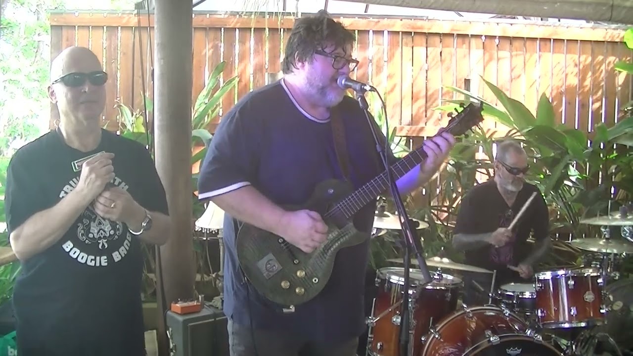 True North Boogie Band at 'Strait on the beach cafe and bar', Holloways, Cairns.