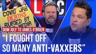 James O'Brien breaks down crazy conspiracy theories with Dom Joly | LBC