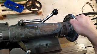 Weiler Matador Vs Lathe, Feeds And Tailstock Levers Operation