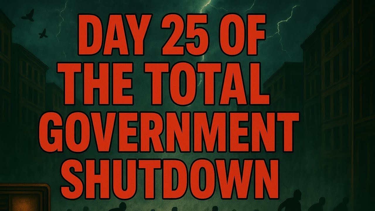 🔴 Day 24 of the Total Government Shutdown  | Radio Broadcast