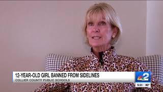 Collier County Public Schools bans 12-year-old girl with autism from high school football sidelines