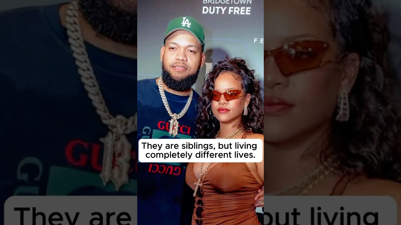 They are siblings, but livingcompletely different lives.