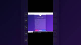 Modern Registration Form Using HTML & CSS 🔥#shorts