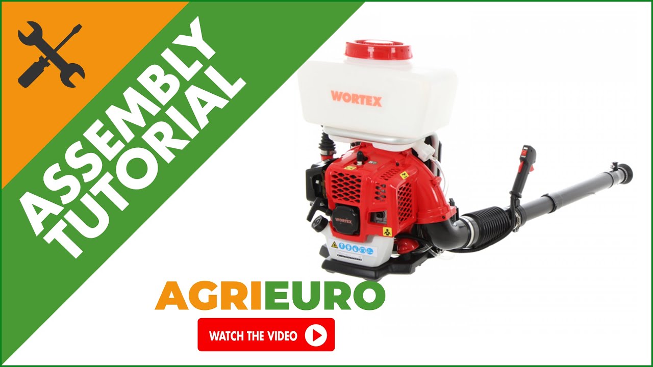 Wortex FS 20-T2-EU-V Backpack Mist Blower/Atomizer - 2-stroke Engine - Assembly tutorial
