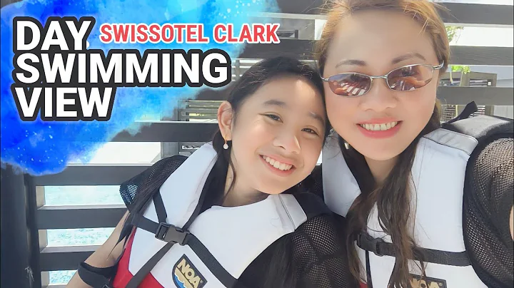 We try the day swimming in Swissotel Clark, grabe ...