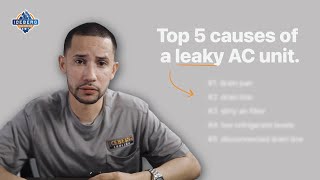 Why Is My Air Conditioner Leaking Water | Iceberg Home Services