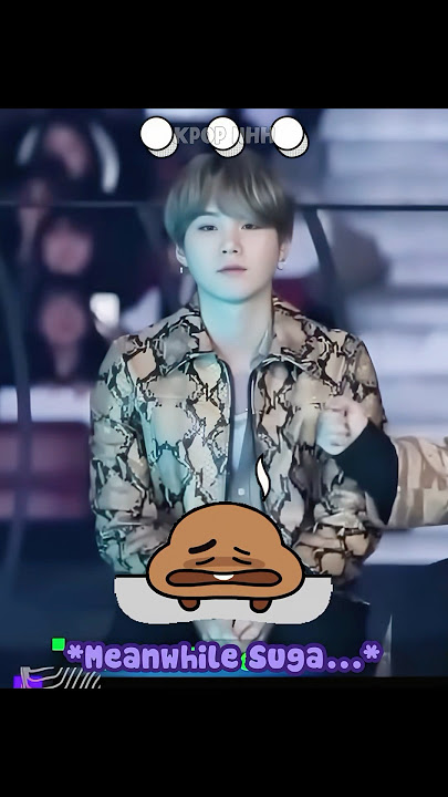 How The Other BTS Members Vs Suga React At The Award Show 🤣🤭 #shorts #bts #suga