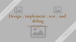 Design Implement Test And Debugtutorialoutlet