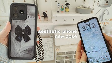 Unboxing a new phone case 🌷 How to make your phone aesthetic 🌷 Android Customization 🌸 Realme c53