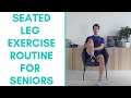 Seated Leg Exercise Routine For Seniors | More Life Health