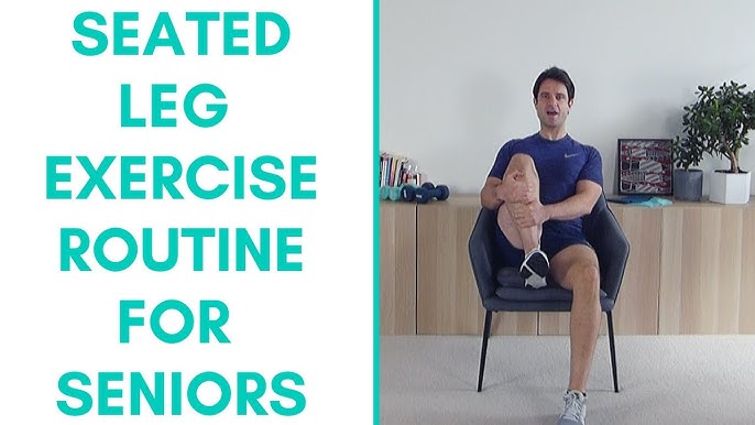 Simple Leg Exercises For Seniors (Seated and Standing - 14 Minutes) 