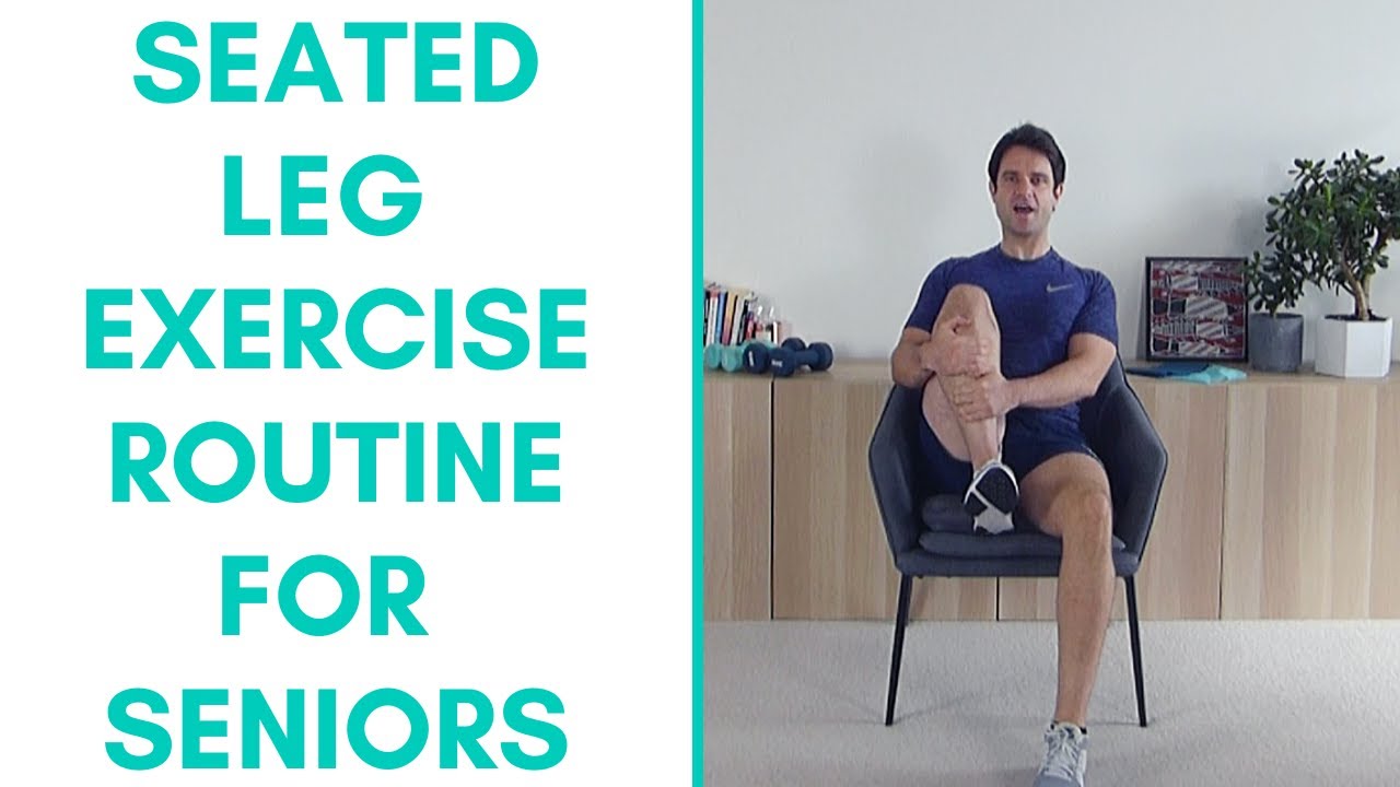 Seated Leg Exercise Routine For Seniors | More Life Health - YouTube