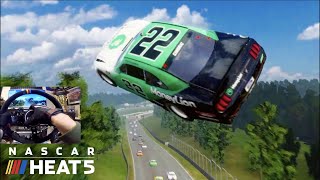 NASCAR Heat 5 GoPro - I LEARN How To FLY!! + Recovery Spin Challenge is HARD!! screenshot 5
