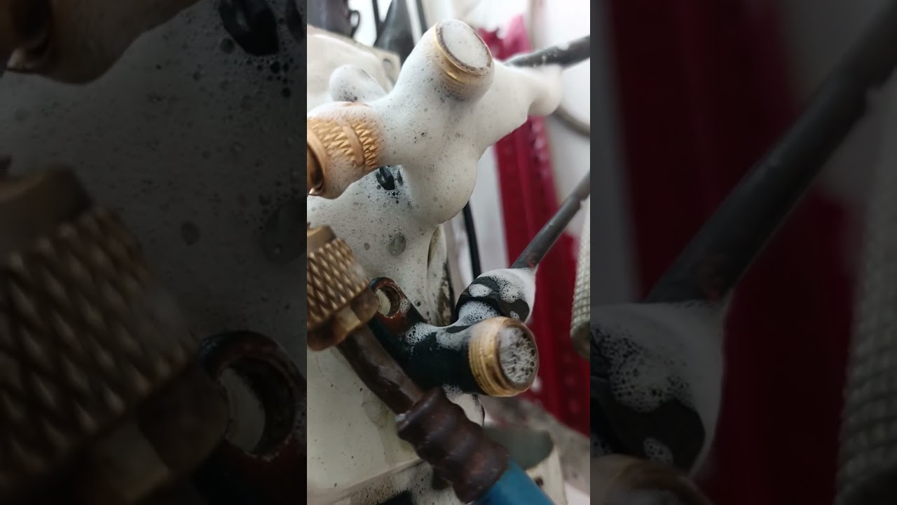 Kolin split type freon leak repair evaporator & outdoor 