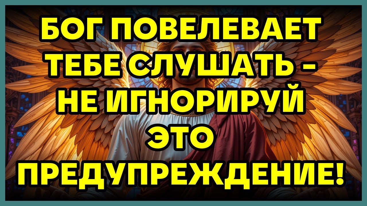🔥 БОГ ПОВЕЛЕВАЕТ ТЕБЕ СЛУШАТЬ - НЕ ИГНОРИРУЙ ЭТО ПРЕДУПРЕЖДЕНИЕ!