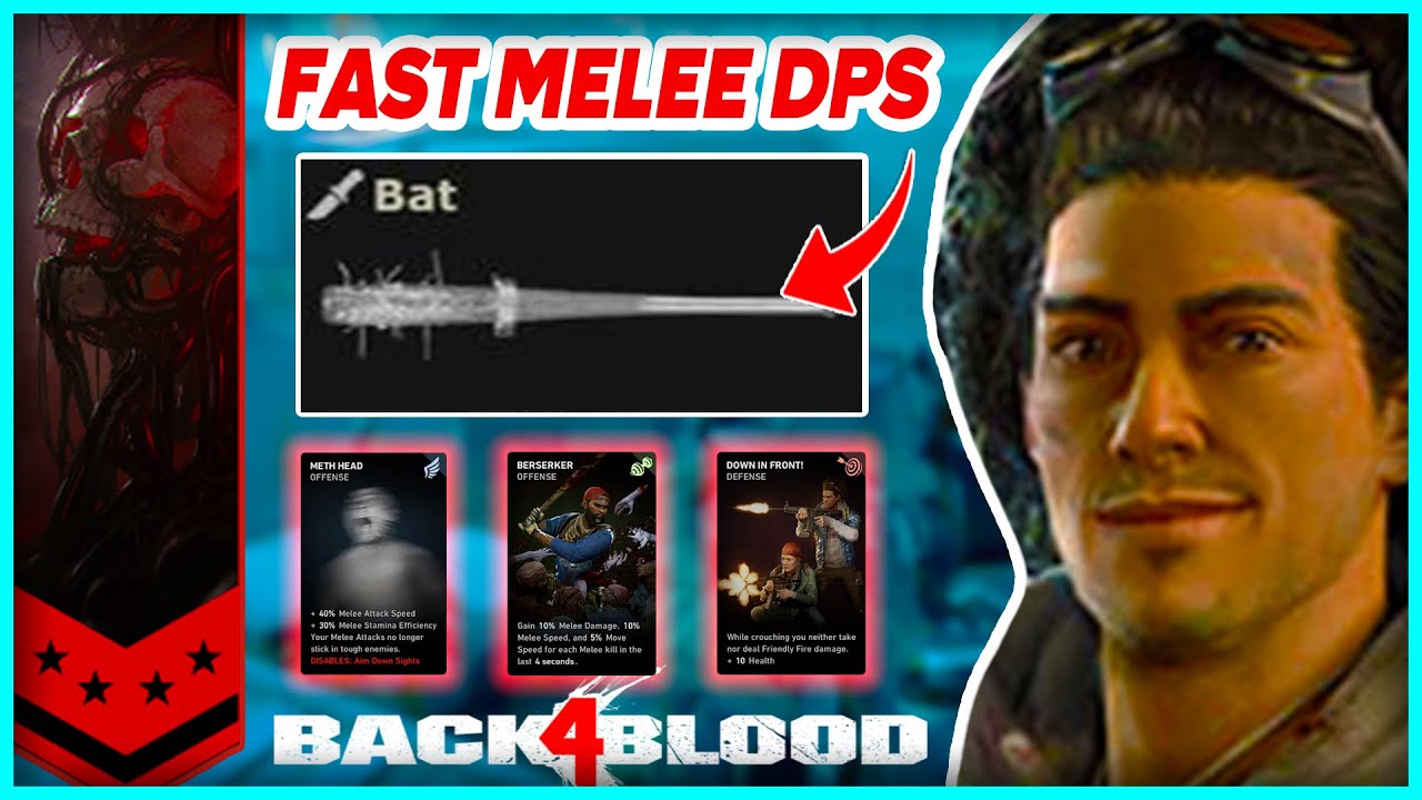 EVANGELO MELEE COMBAT DECK BUILD! - Back 4 Blood Post Update Nightmare And No Hope Deck Build 2022