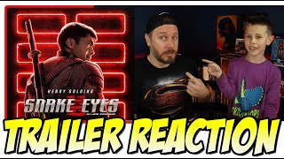 Snake Eyes Official Trailer REACTION! (New GI Joe Movie)