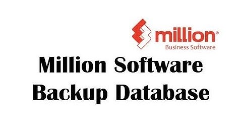 Million Software Backup Database