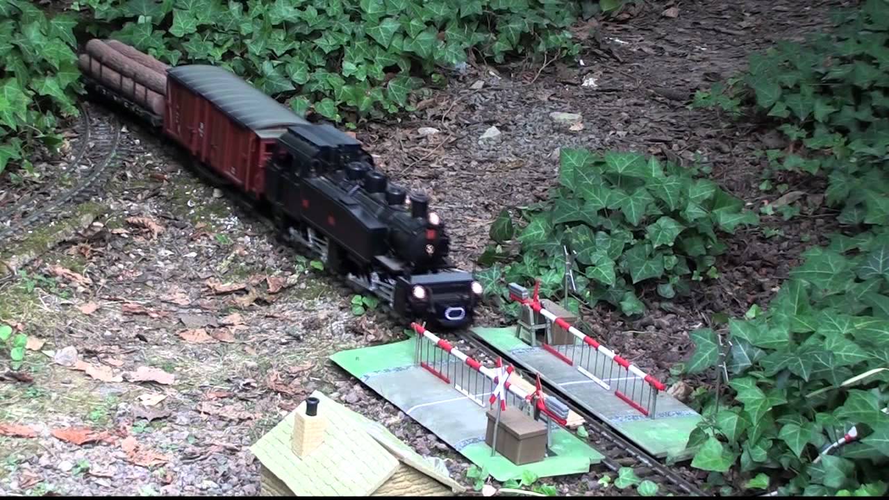 Jardin G Échelle 45mm Rail Plastique Railway Configuration Batterie Vapeur Train