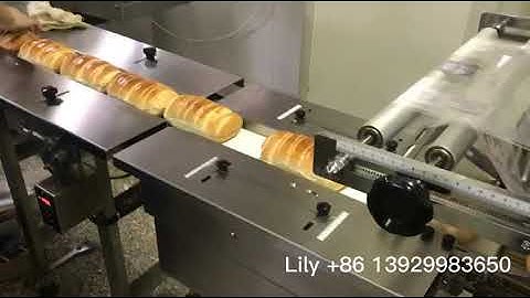 Bakery flow wrapper, flow pack machine, flow wrapping machine, horizontal packaging machine