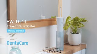Panasonic Travel Oral Irrigator EW-DJ11 with Battery Operation (Europe)