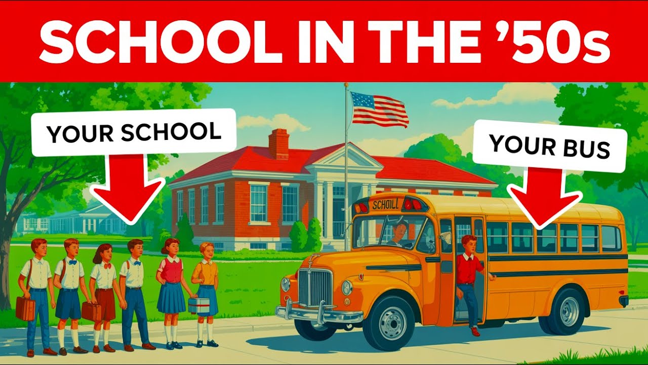 25 FORGOTTEN School Items from 1950s America