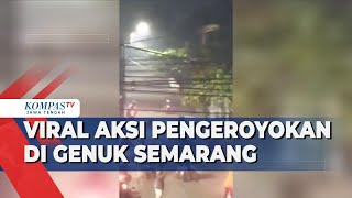 Viral Aksi Pengeroyokan di Genuk Semarang