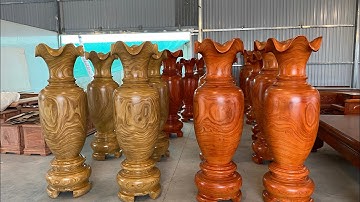 Báo giá lục bình gỗ hương đỏ và Cẩm vàng