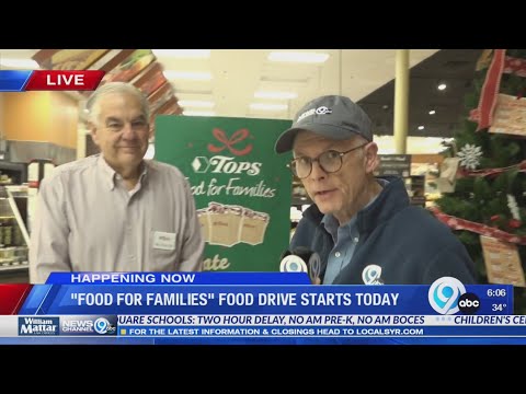 Food for Families food drive Friday at Tops
