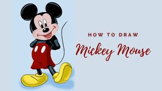 How to Draw | mickey mouse | Digital Art | Autodesk SketchBook Mobile screenshot 3
