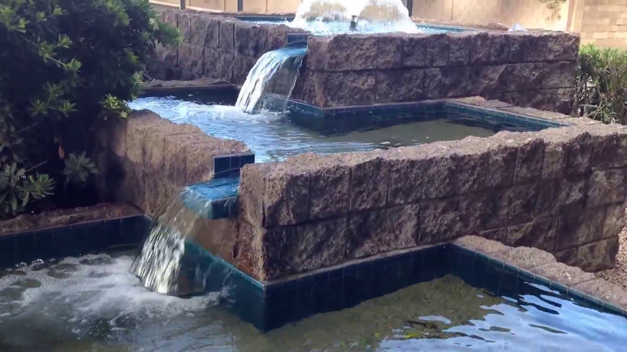 Aztec water fountain II Phoenix AZ YouTube