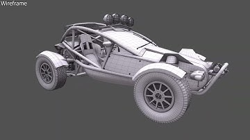 Aerial Nomad Buggy - 3d Render | Autodesk Maya | Marmoset Toolbag | Demoreel | Substance Painter