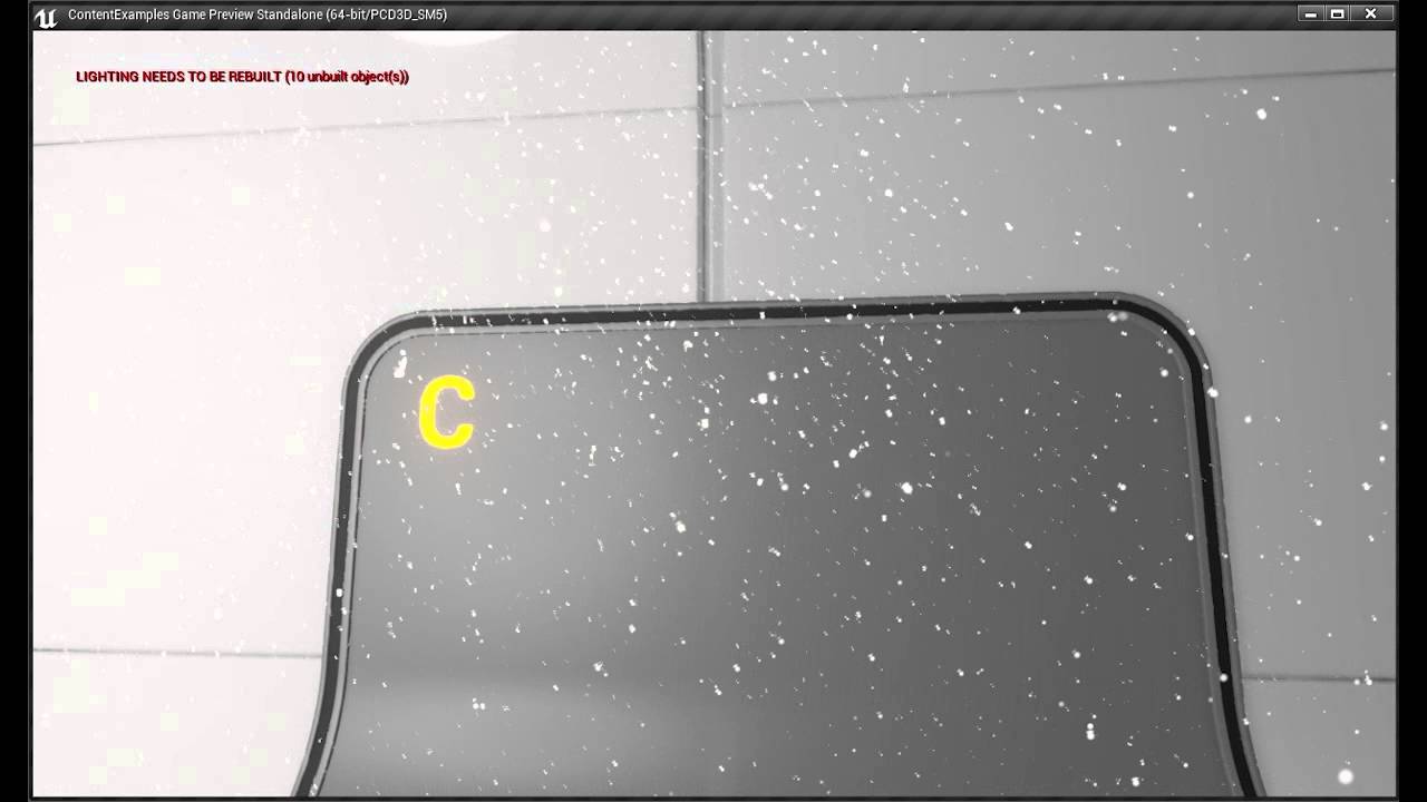 snow particle UE4 - YouTube