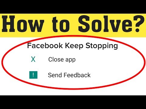 How To Fix Facebook Keeps Stopping Error In Android Mobile 2020