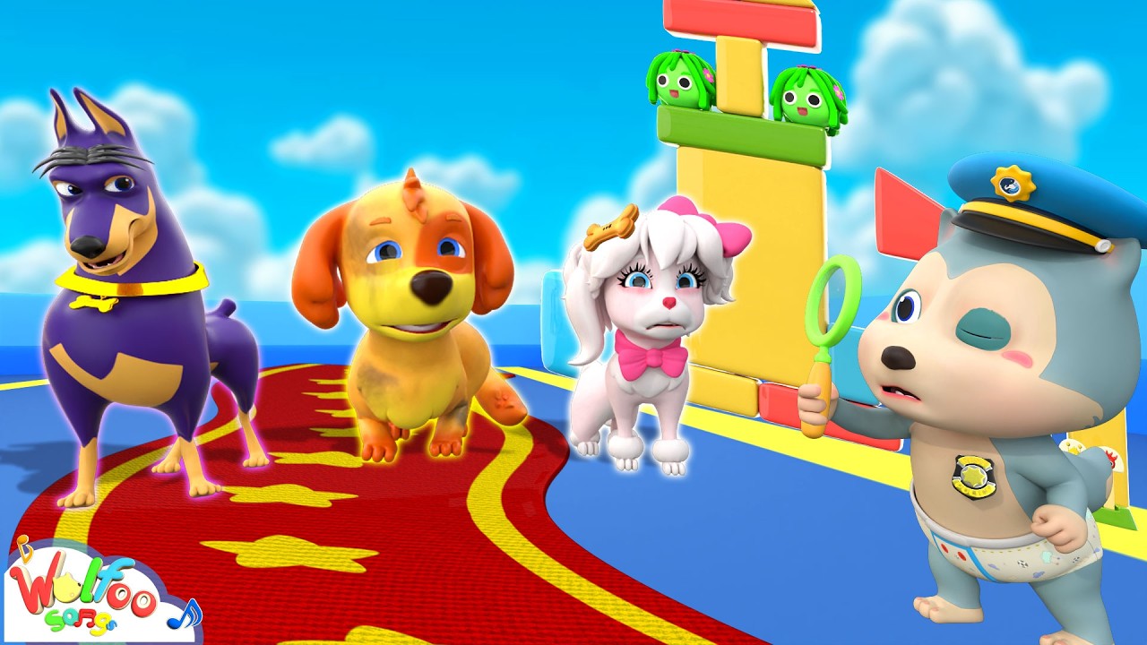 Baby Police Searches the Puppy Prisoner 🐾🚨 | Puppy Song & Nursery Rhymes | Happy Songs