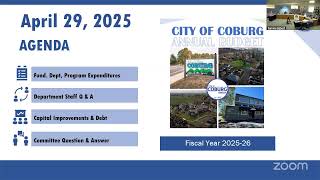 4/15/2025 Coburg Budget Committee
