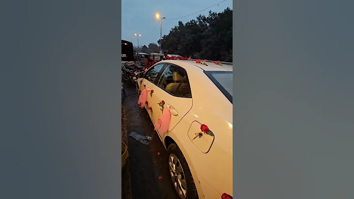 #toyota #decoration #flower #barat #new #pakistan #fresh #black #wedding #ideas #punjabisong #music