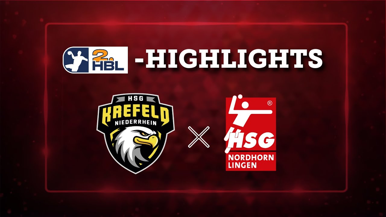 Highlights 17. Spieltag 2. HBL HSG Krefeld Niederrhein vs. HSG Nordhorn-Lingen
