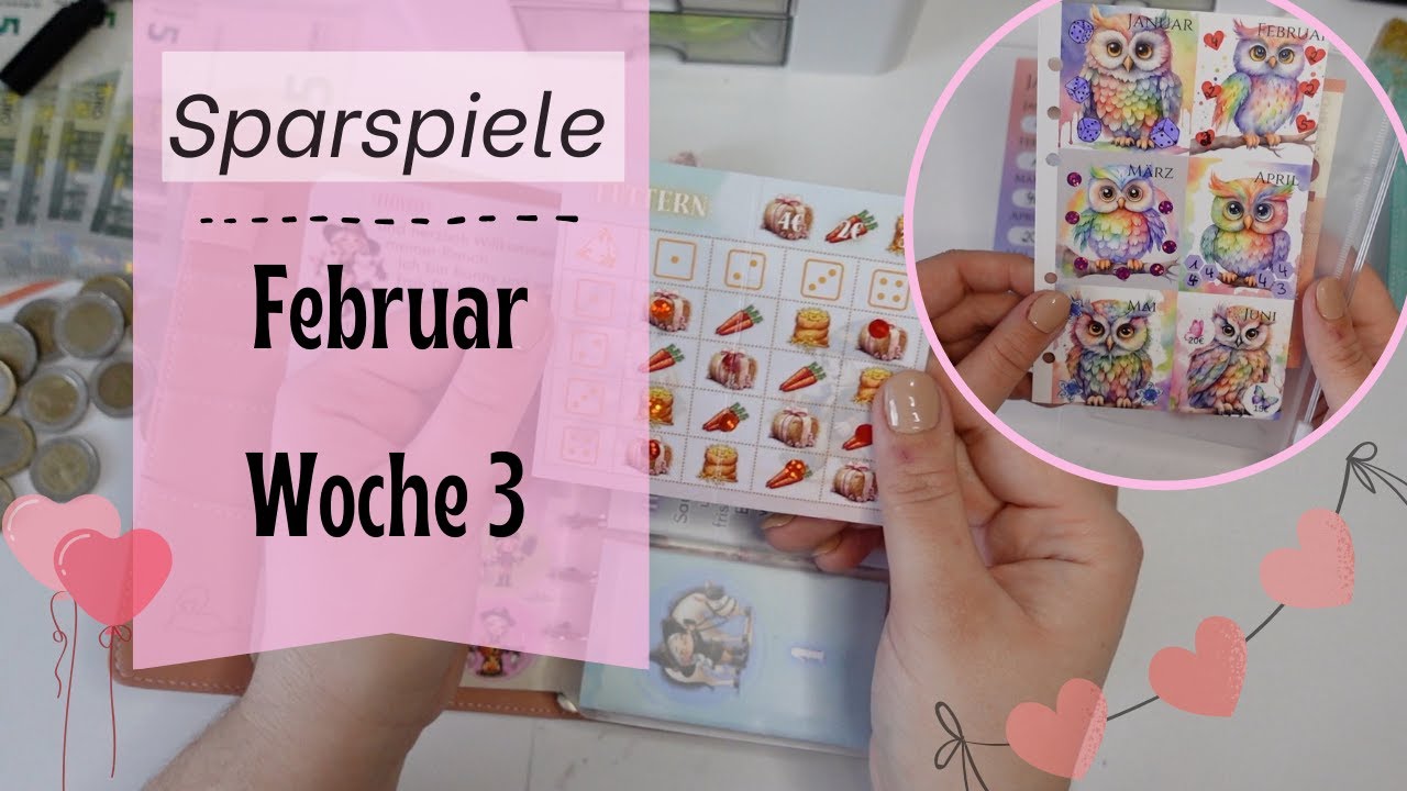 Sparspiele und Challenges im Februar | Woche 3 🩷