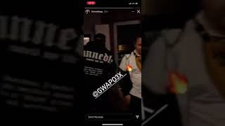 #kapg #kapfe kap g shows preview of his new music on ig story