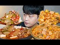 [와차밥] 소세지 깍두기볶음밥 얼큰한 오징어무국 요리 먹방 Squid Soup &amp; Radish Kimchi Fried Rice ASMR MUKBANG EATING SHOW