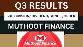 muthoot finance Q3 Results 2026 | muthoot finance Results Today | muthoot finance Share Latest News