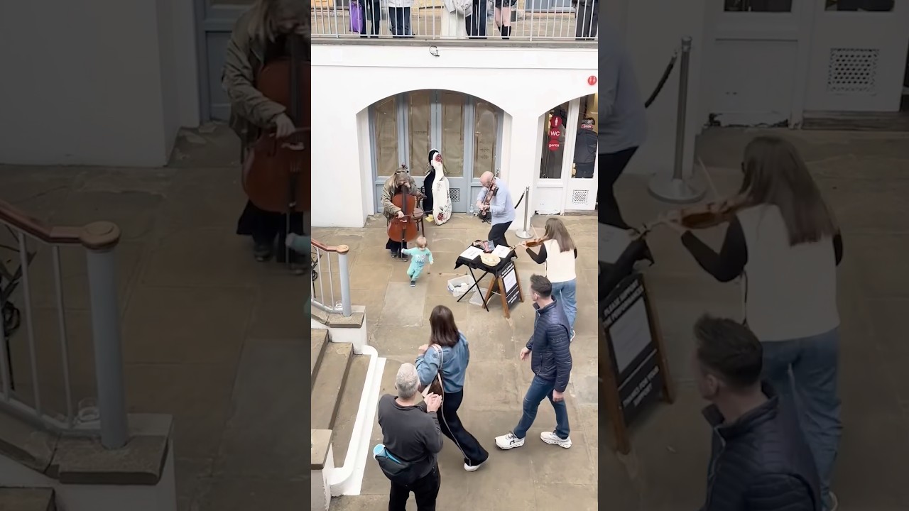 Little boy steals live music show in London 😂