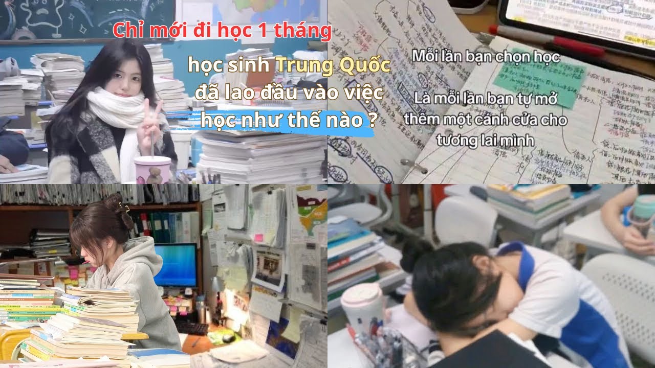 Chỉ mới đi học 1 tháng, học sinh Trung Quốc đã lao đầu vào việc học như thế nào ? | Cao khảo 2026 