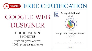 Google Web Designer Basics Course Quiz Answer