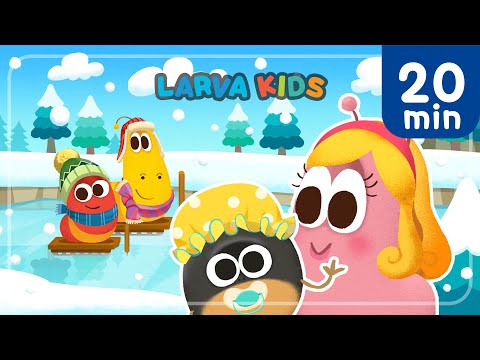 [20min+] Winter nursery rhymes &amp;amp; lullabies <strong>with</strong> familyㅣWinter <strong>Theme</strong> NurseryㅣLarvaKids Official