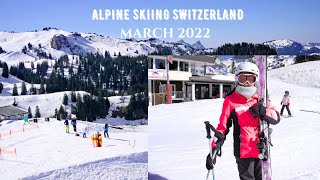 Scenic drive and Alpine Skiing in Switzerland | March 2022 |