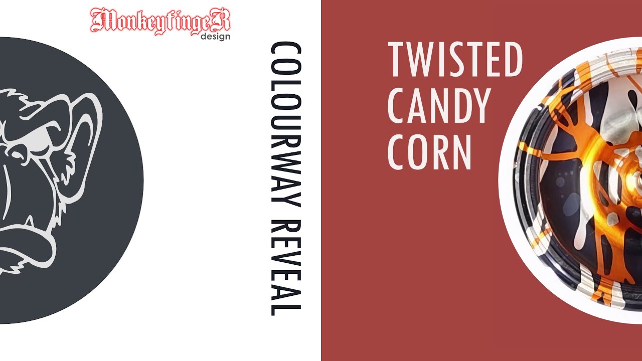 MFD Yo-yo Colourway: Twisted Candy Corn (4K)